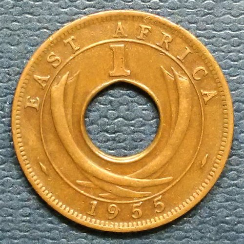 East Africa 1955 H = 1 Cent
