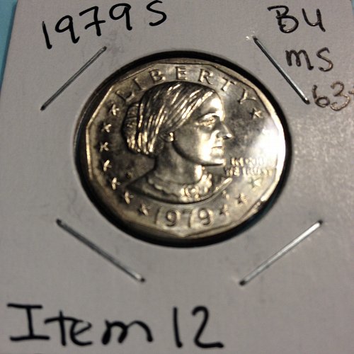 1979 S Susan B Anthony dollars BU/mS63+ filled s