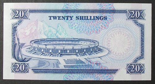 Kenya P25d 20 Shillings UNC60