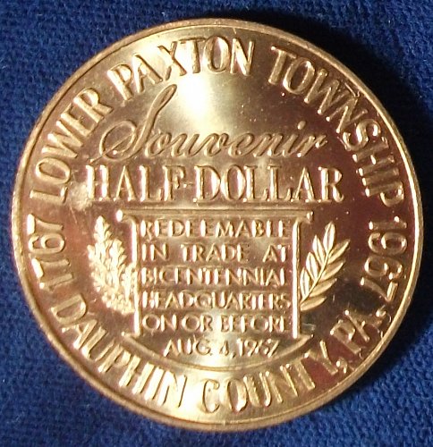 1967 Lower Paxton Twp., Dauphin Co., PA Souvenir Half Dollar