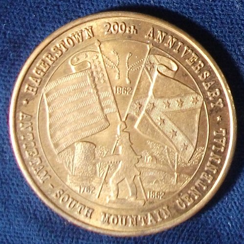 1962 Hagerstown Maryland Antienam Centennial Souvenir Half Dollar #2