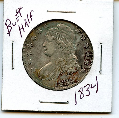 1835 Capped Bust Half Dollar