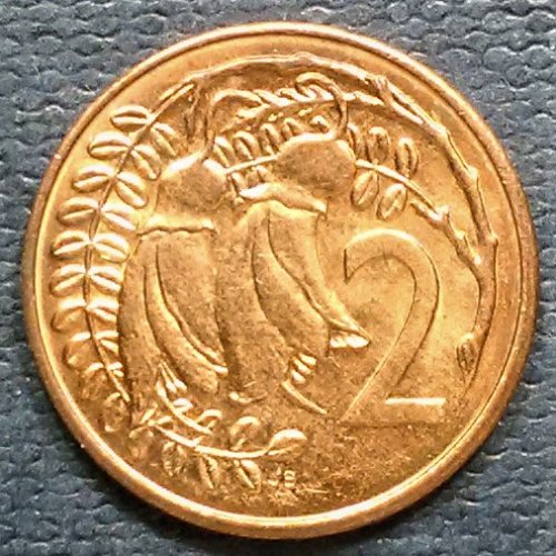 New Zealand 1987 = 2 Cents