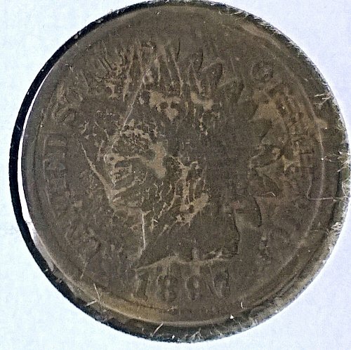 1897 P Indian Head Cent - Free Shipping for additional coins purchased on same invoice.