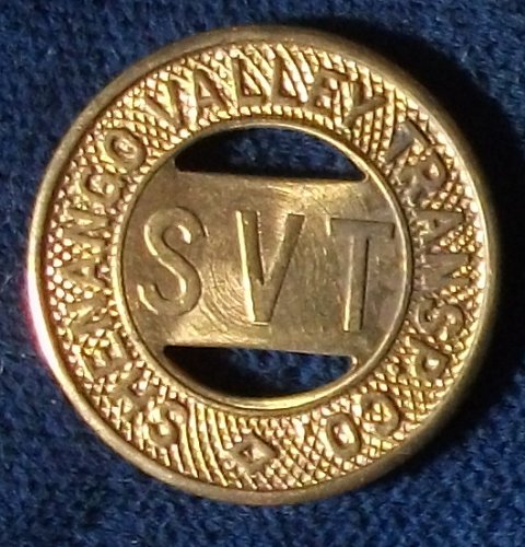 Shenango Valley Transp. Co. Fare Token, Sharon, Pennsylvania