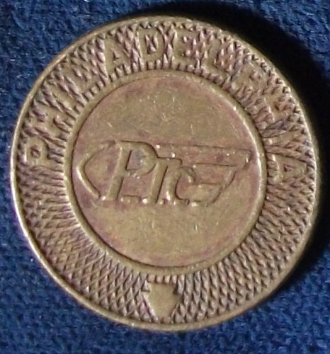 PTC Fare Token, Philadelphia #3 - For Sale, Buy Now Online - Item #240019
