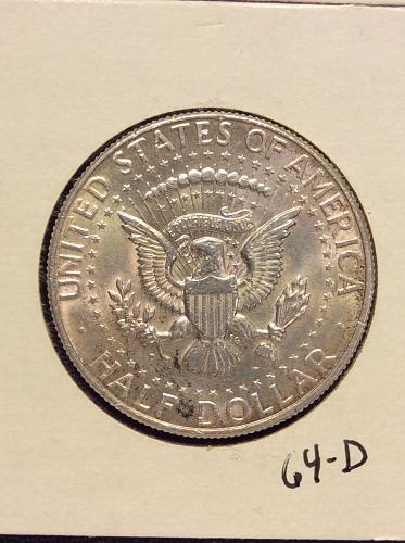 1964 P and D Kennedy Half Dollar Combo