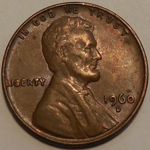 ✅1960-D Lincoln BIE Cent✅
