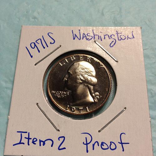 1971 S Washington Quarter item-2 Proof uncirculated