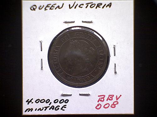 1876 H CANADA LARGE CENT  "QUEEN VICTORIA"