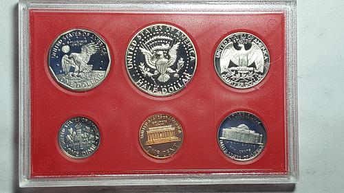 1981-S Proof Variety Type 2 Clear 'S' and Flat Deep Cameo All 6 Coins BU