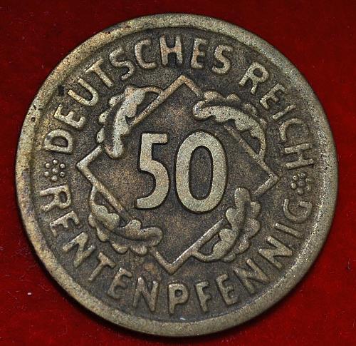 germany 50 pfennig 1924 a