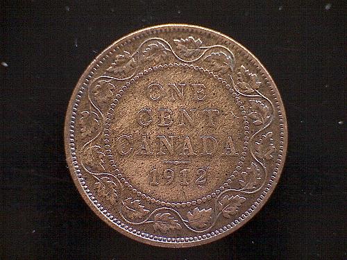 1912 CANADA LARGE CENT KING GEORGE V