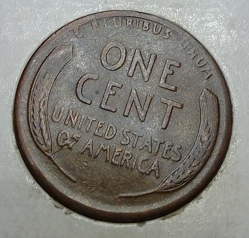 1921-S F Lincoln Wheat cent in Fine ( 72418-D)
