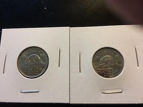2009 & 2010 CANADIAN NICKELS