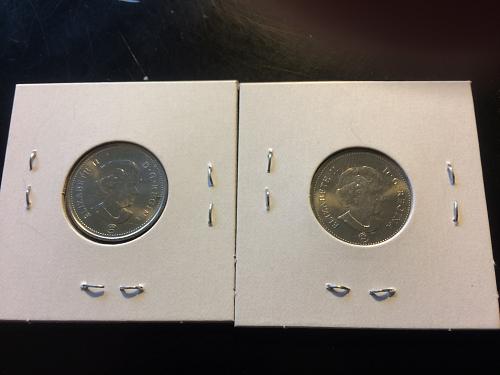 2009 & 2010 CANADIAN NICKELS