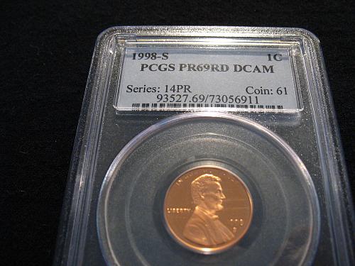 1998 S Lincoln Memorial Cent PR 69 RD DCAM