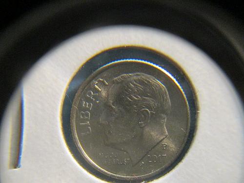 2017 P Roosevelt Dime   (Reverse Coin Error in Stem/torch/fascia)