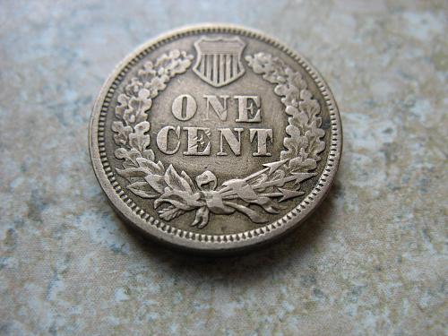 1862 P Indian Head Cent Type-2 Copper/Nickel