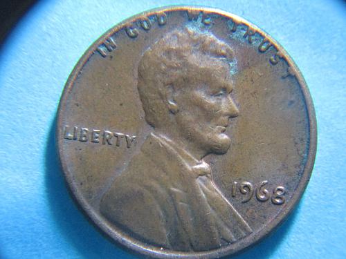 1968 P Lincoln Memorial Cent Small Cents