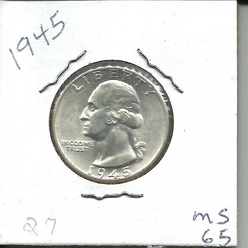 1945  P  WASHINGTON QUARTER