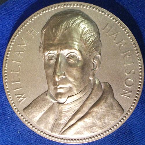 William H. Harrison Medal, 76mm, Bronze