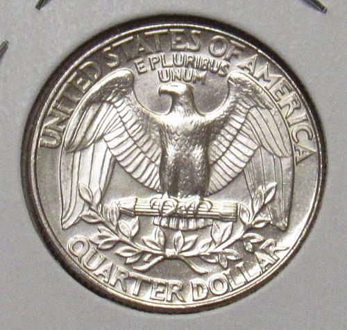 1987 P Washington Quarter in BU