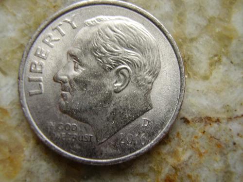2016 D Roosevelt Dime