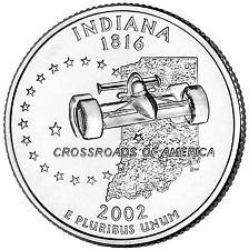2002   P  INDIANA STATE QUARTER