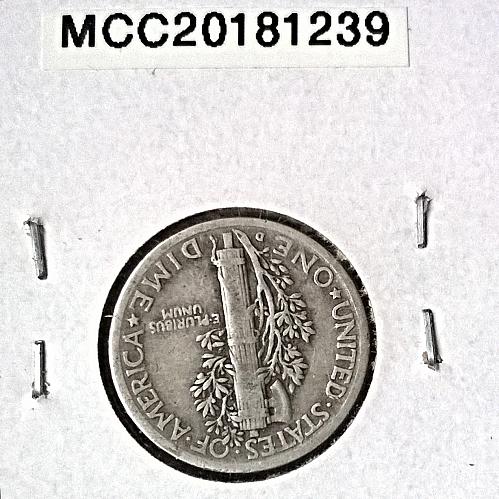 1939 D Winged Liberty Head Dime - Free Shipping for additional coins purchased on same invoice.