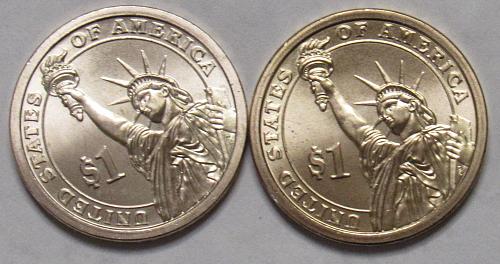 2008 P&D Presidential Dollars: John Quincy Adams in BU