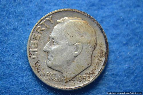 1952 D Roosevelt Dime