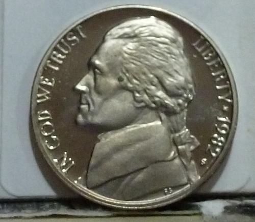 1982-S Gem Proof Jefferson Nickel  # 6550
