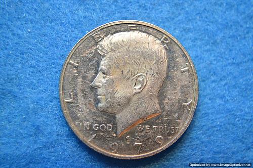 1979 S Kennedy Half Dollars: Type 2 - Clear S