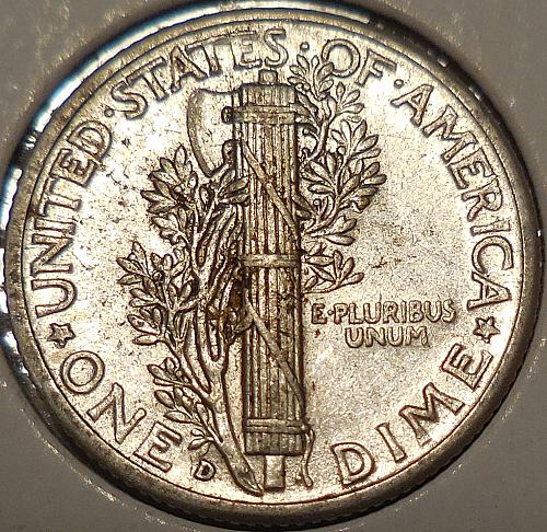 1941-D Winged Liberty Head Dime