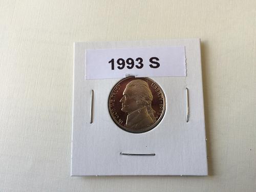 1993 S JEFFERSON NICKEL