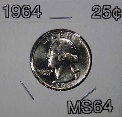 1964 Washington Quarter