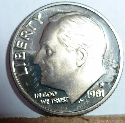 1981-S Type 1 Proof Roosevelt Dime ( 414 )