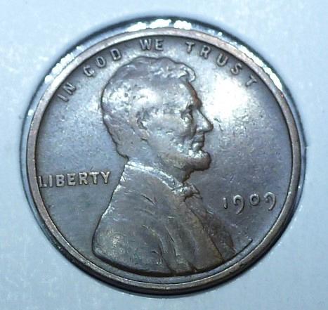 1909-P VBD Extra Fine Lincoln Wheat Cent ( # 226 )