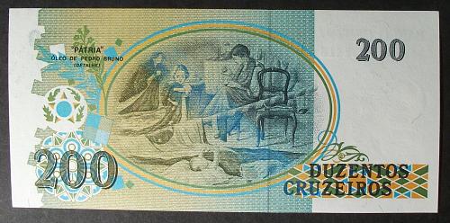 Brazil P229 200 Cruzieros UNC64