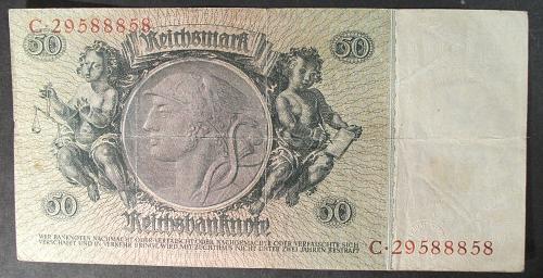 Germany P182a 50 Reichsmark Fine+