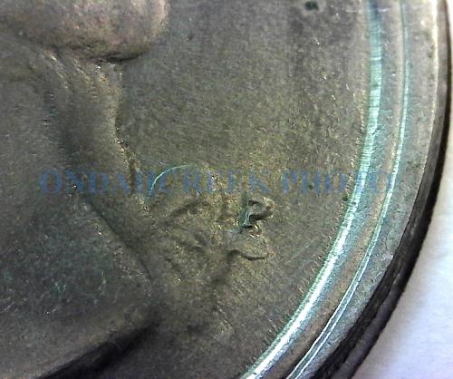 1989 Washington Quarter Off Center Strike Error CHAU