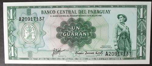 Paraguay P193b Guarani UNC62