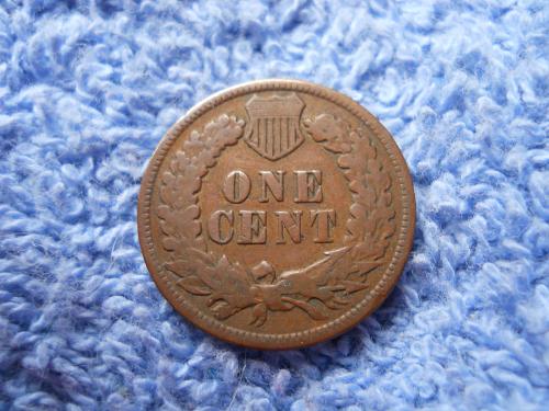 1888 Indian Head Cent Fine Grade Original Uncleaned Surfaces.