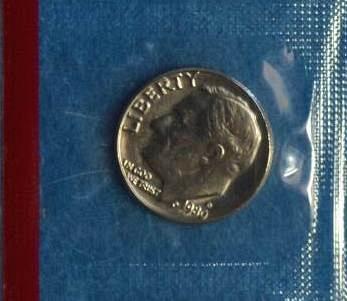 1980 D Roosevelt Dimes