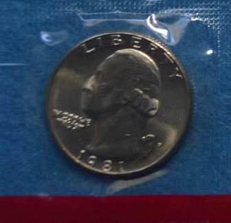 1981 D Washington Quarters