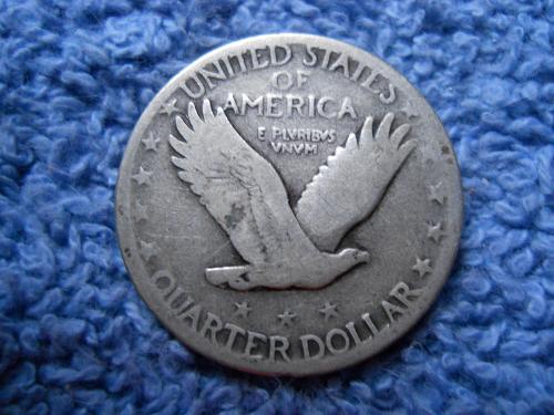 1926 (P) Standing Liberty Quarter.  Good-6 Grade.  Original Uncleaned Surfaces.