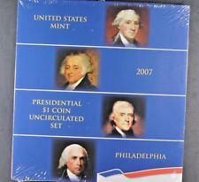 2007 Philadelphia  US Mint Presidential Uncirculated Dollar Set