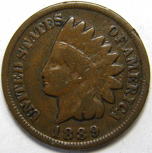 1889 P Indian Head Cent #10