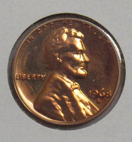 1968 S Proof Lincoln Memorial Cent